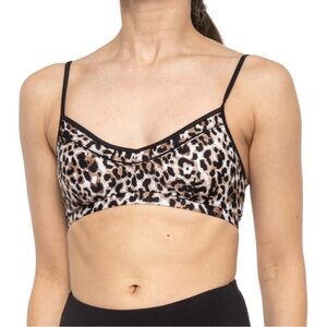 The Upside Leopard Print Sports Bra Size 6 Activewear Athleisure